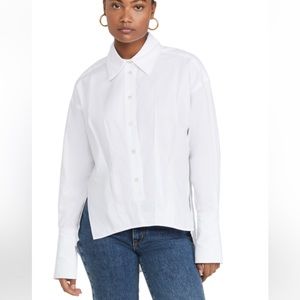 RACHEL COMEY • Adair top • XS • White button down